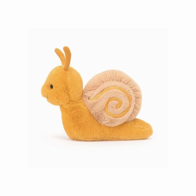 Jellycat Sandy Snail USA | 32140AMCK